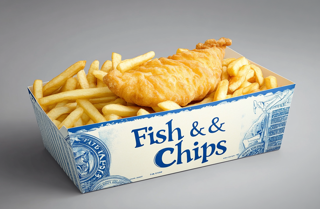 Fish and Chips Box – Resto Pack